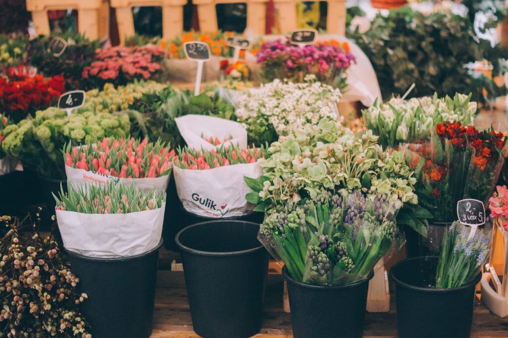 Columbia Road Flower Market in East London