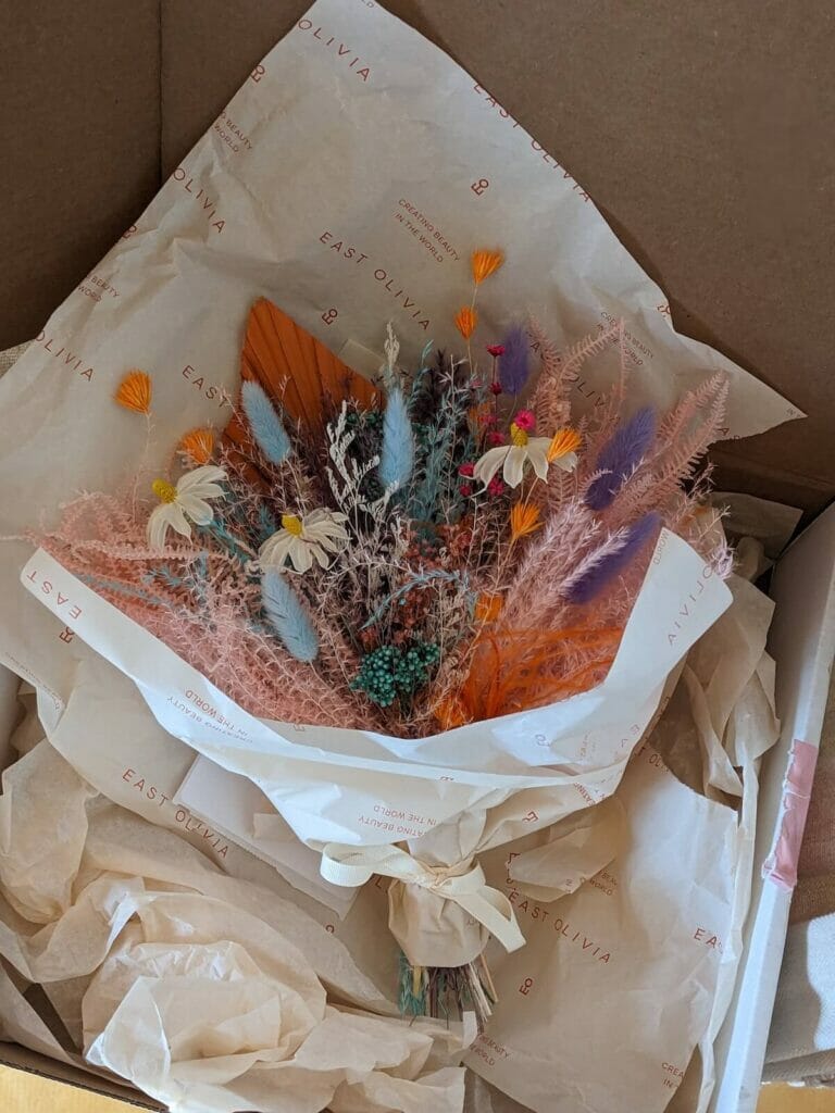 Dried Flower Arrangment from East Olivia