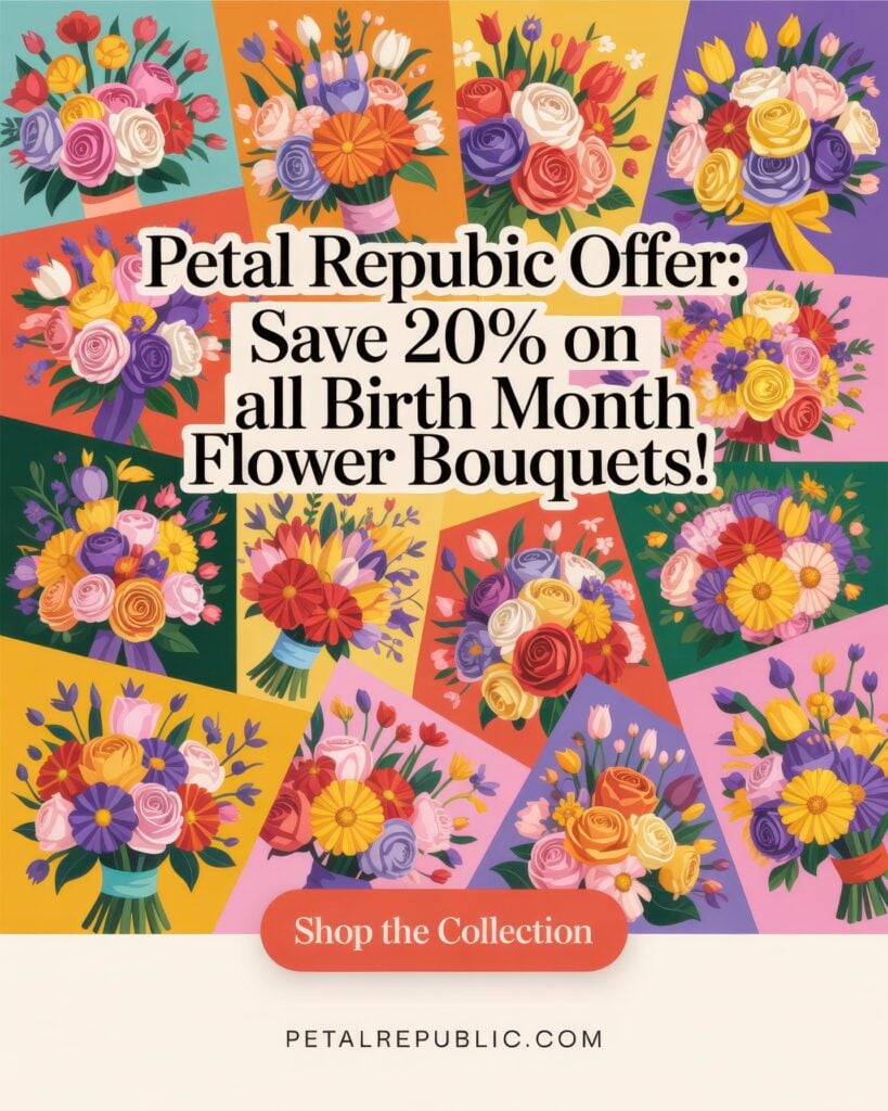 Birth Month Flowers Reader Offer