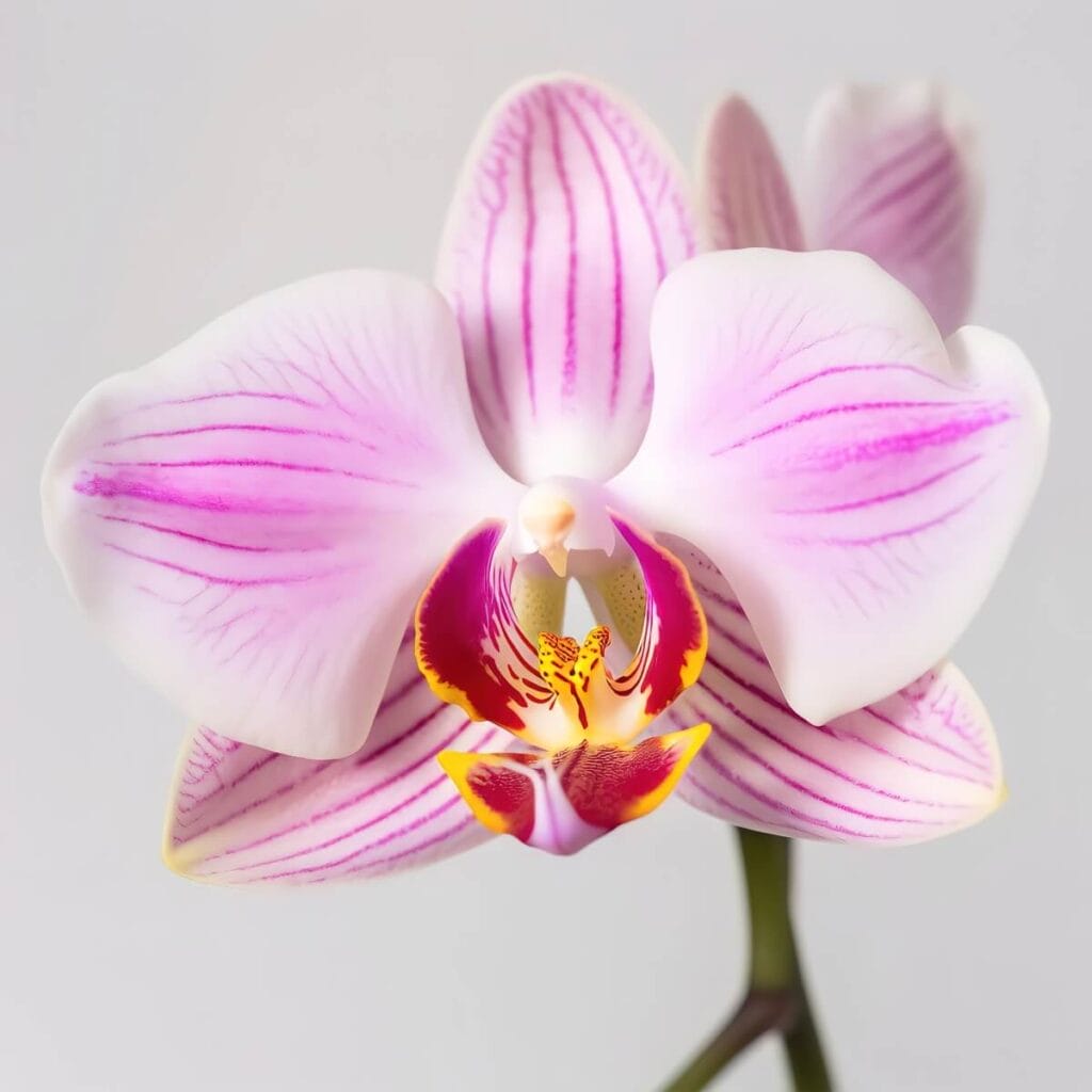 An elegant Shenzhen Nongke Orchid with shades of pink and white