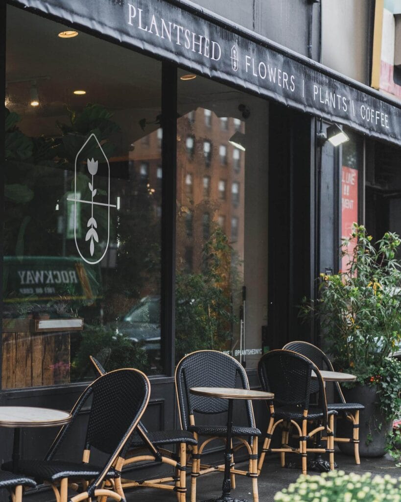 PlantShed flower shop in New York City