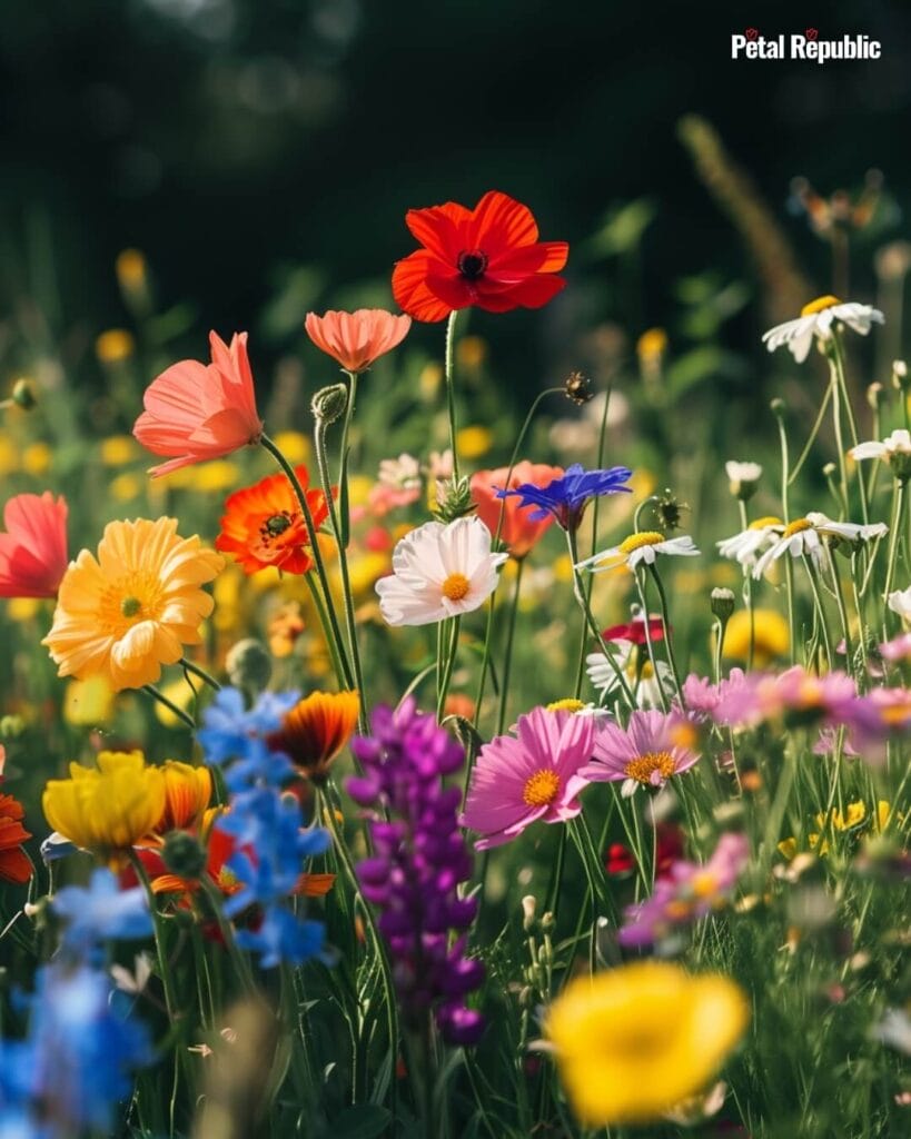 Colorful Wildflowers in bloom