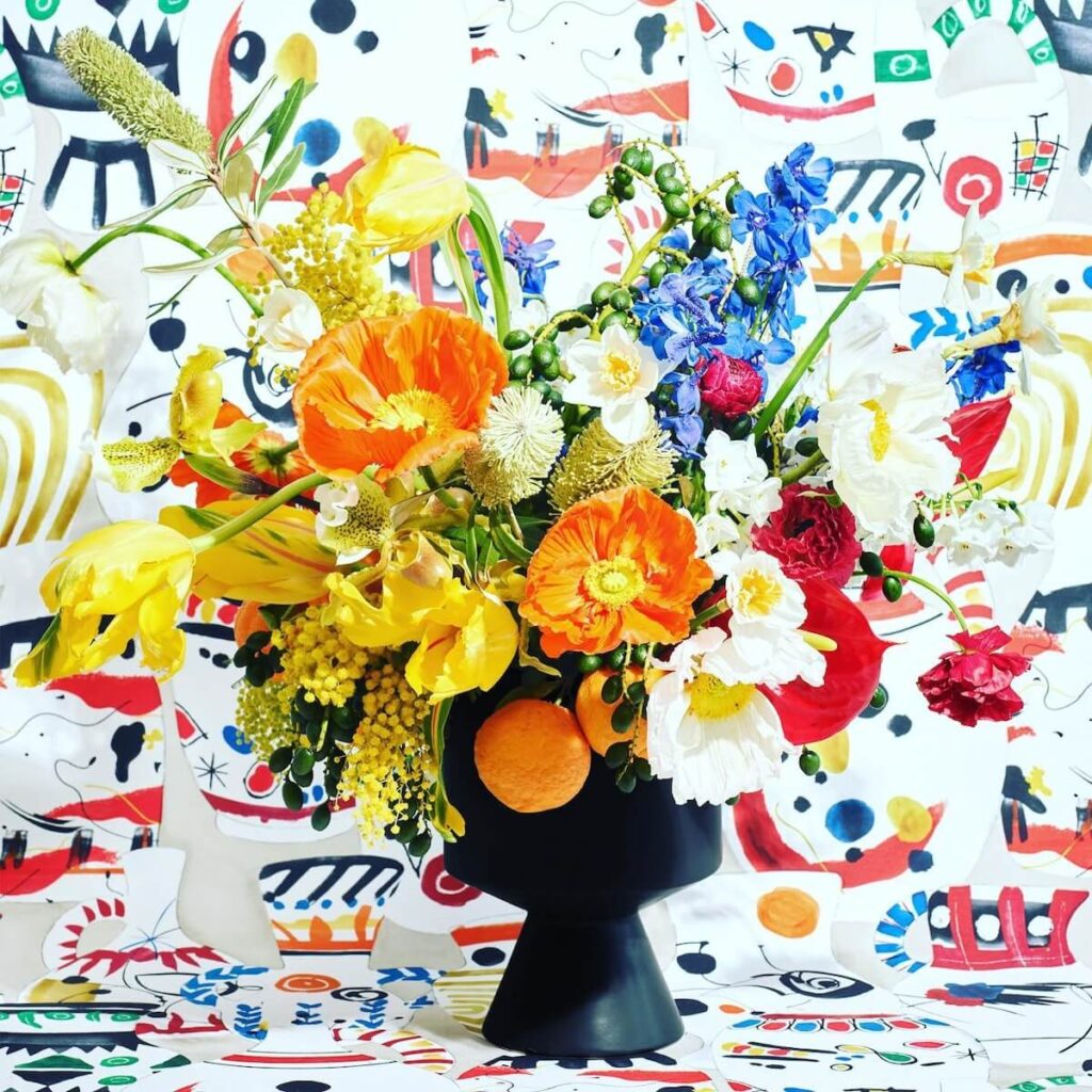 Bright and Vibrant floral design from Buunch NYC