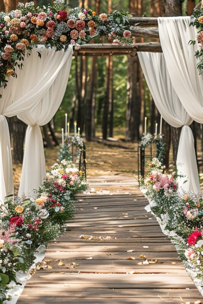 Forest Wedding Aisle Altar Dream