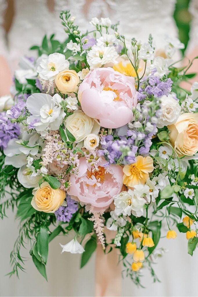 Pastel Dream in Peonies and Ranunculus