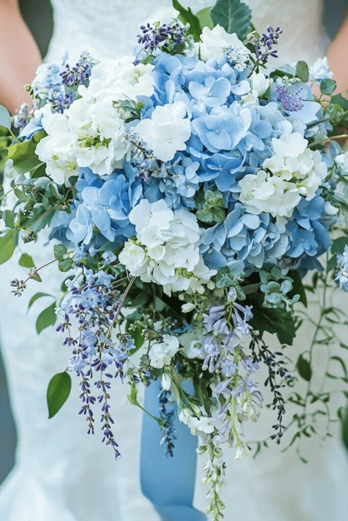 Blue Hydrangea Elegance