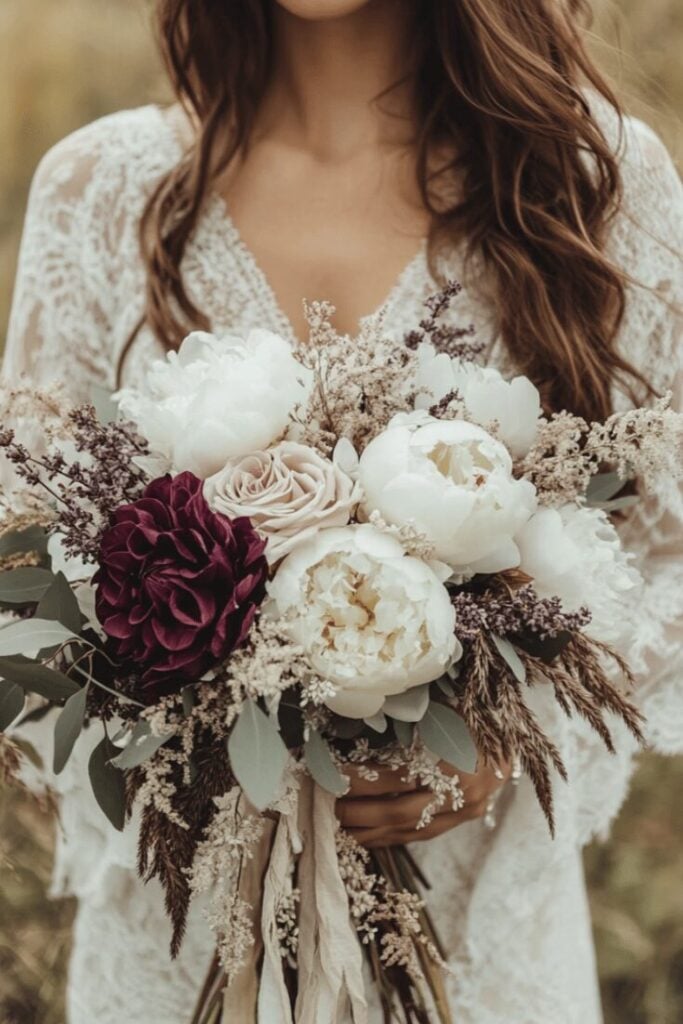 Ethereal Garden Grace Cascading Boho Wedding Bouquet