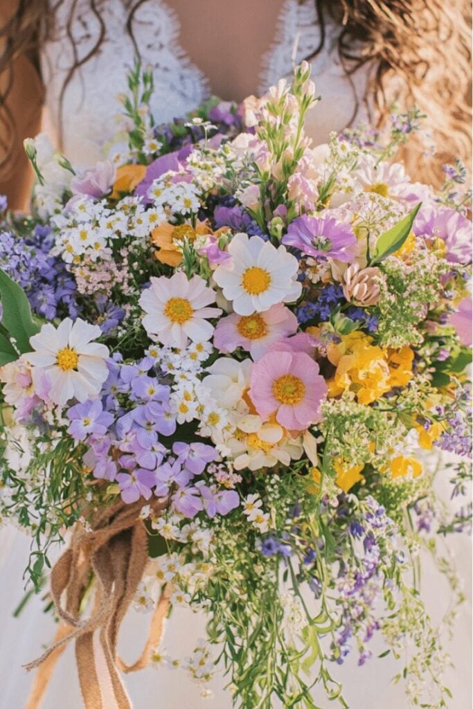 Pastel Garden Romance Bridal Bouquet