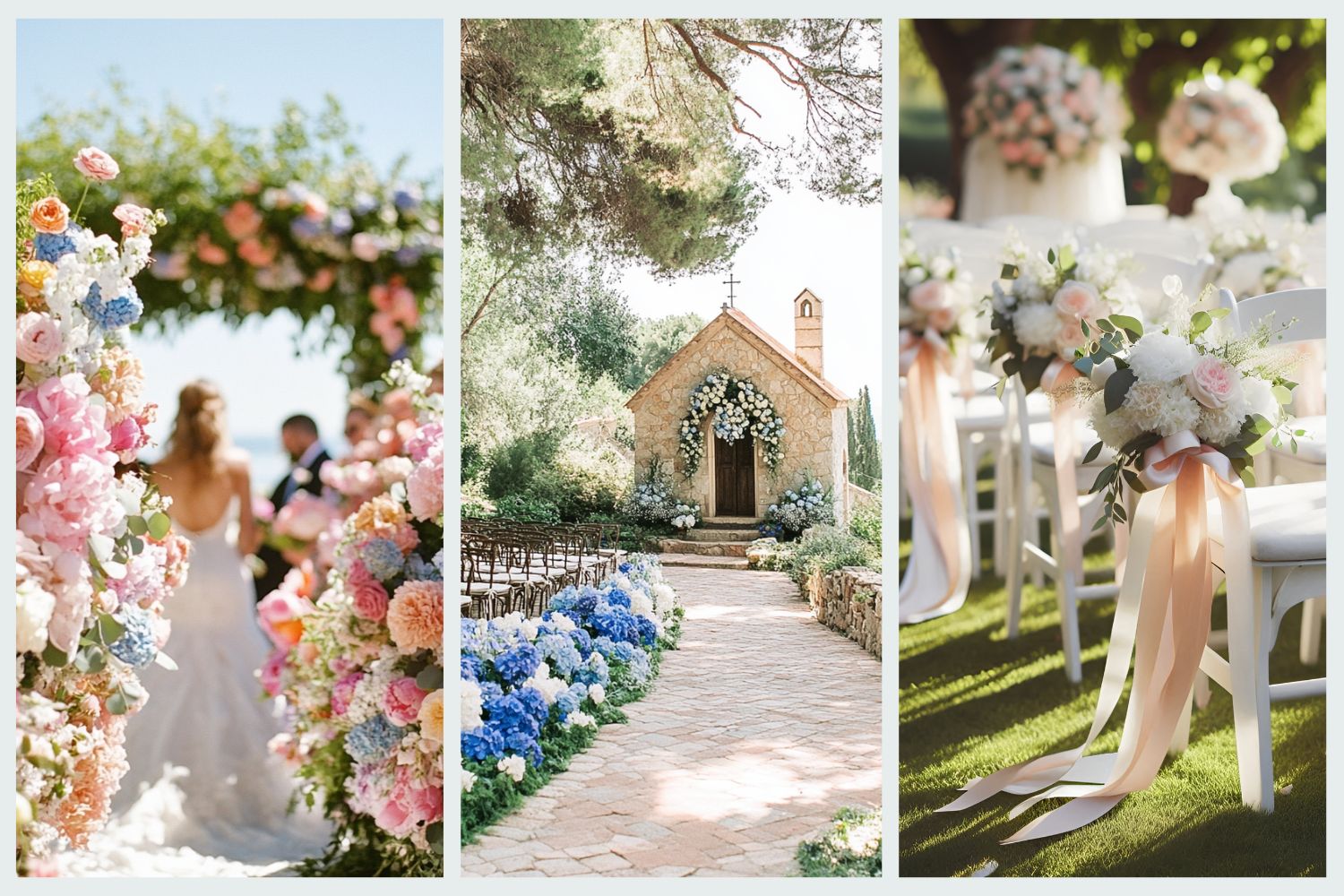 Wedding Aisle Flower Ideas