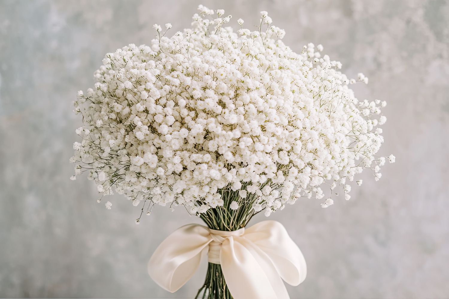 Baby's Breath Wedding Bouquet Ideas