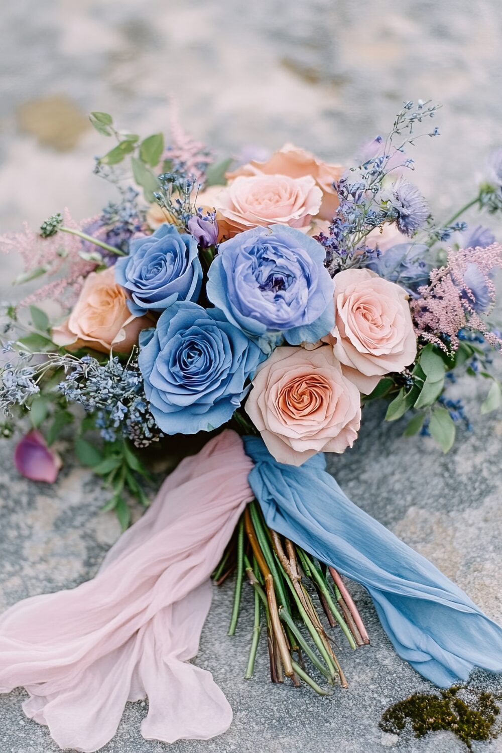 81+ Blue Rose Wedding Bouquets You'll Adore 💙 - Petal Republic