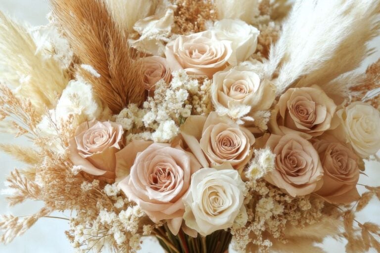 Rustic Boho Wedding Bouquet Ideas