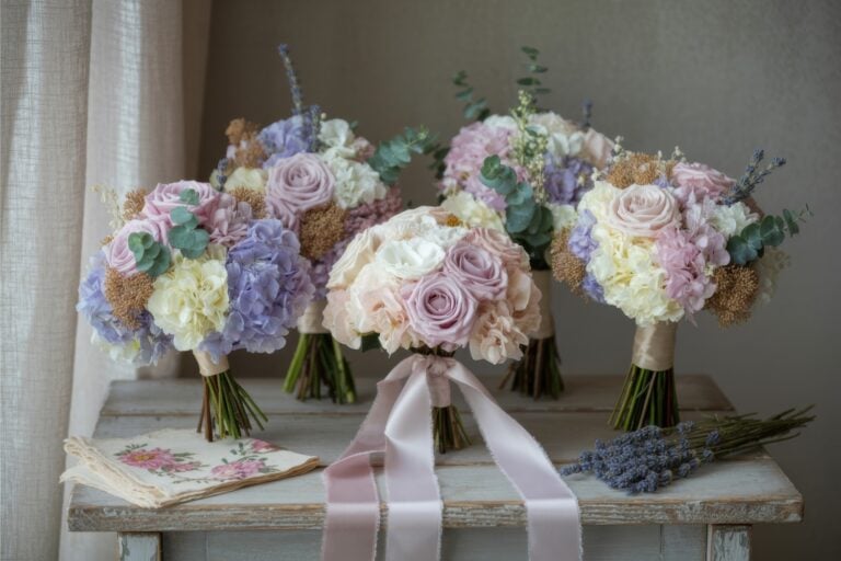 Pastel Bridal Bouquet Ideas