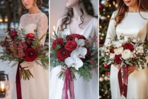 Christmas Wedding Bouquet Ideas
