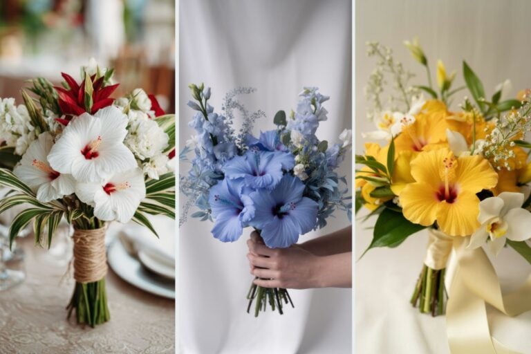 Hibiscus Wedding Bouquet Ideas