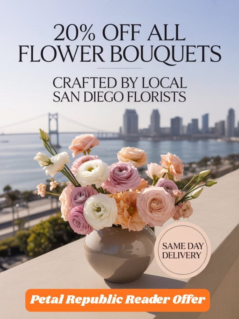 Petal Republic Reader Offer San Diego